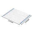 Over Sink Dish Drying Rack, Roll Up Dish Drying Rack Kitchen Sink Rack Dish Rack Stainless Steel Sink Drying Rack, Foldable Dish Drainer (17.5''x11.8'') 🍁 All In One Marketplace Canada