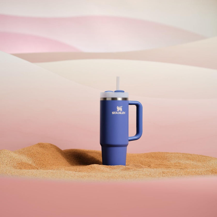 Stanley Quencher H2.0 Tumbler with Handle and Straw 30 oz | Flowstate 3-Position Lid | Cup Holder Compatible for Travel | Insulated Stainless Steel Cup | BPA-Free | Exclusive Lupine 🍁 All In One Marketplace Canada
