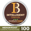 Intelligent Blends Medium Dark Roast Coffee Pods, 100 ct, Single Serve Pods – 100% Arabica Coffee, Compatible with Keurig K Cups Maker 🍁 All In One Marketplace Canada