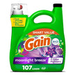 Gain Liquid Laundry Detergent, Moonlight Breeze Scent, Freshness + Odour Fighting, Laundry Detergent Liquid Soap, 107 loads, 4.5L 🍁 All In One Marketplace Canada