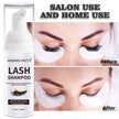 Eyelash Extension Shampoo 60 ml + Brush - Eyelid Foaming Cleanser - Sensitive Paraben & Sulfate Free - Eyelash Wash and Lash Bath for Extensions - Salon Use and Home Care 🍁 All In One Marketplace Canada