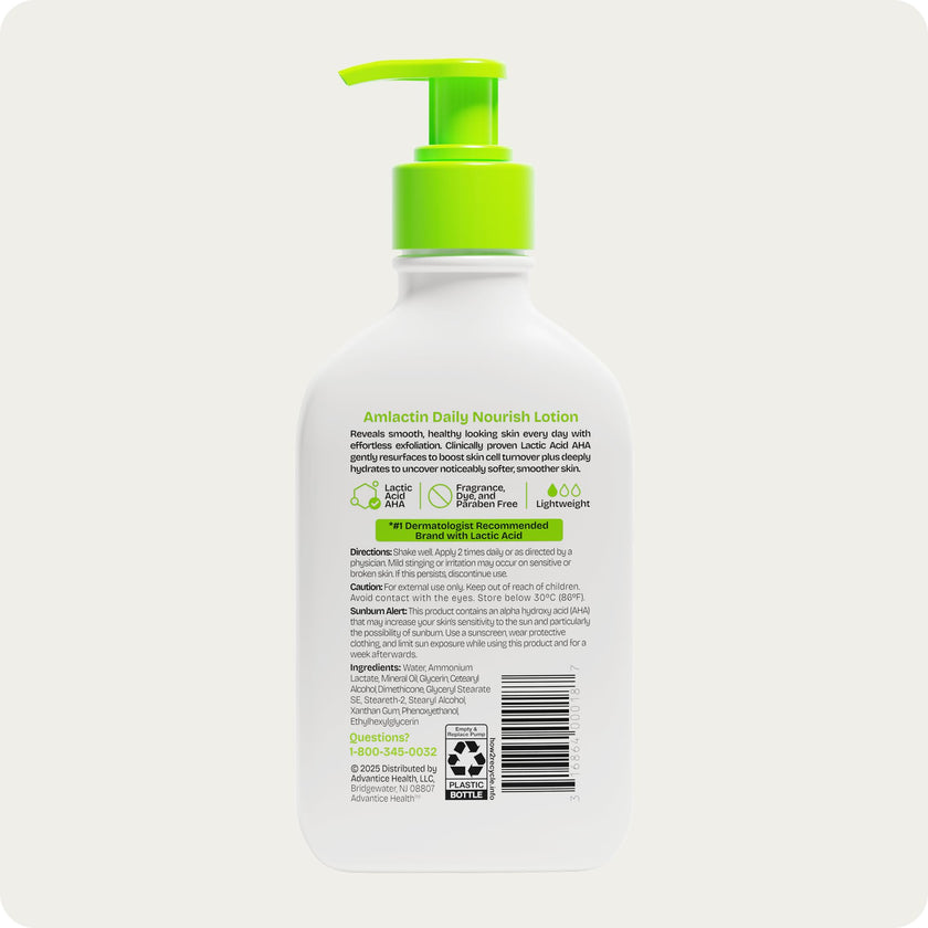 Sandoz Amlactin Daily Moisturizing Body Lotion 12%, Twin Pack 🍁 All In One Marketplace Canada