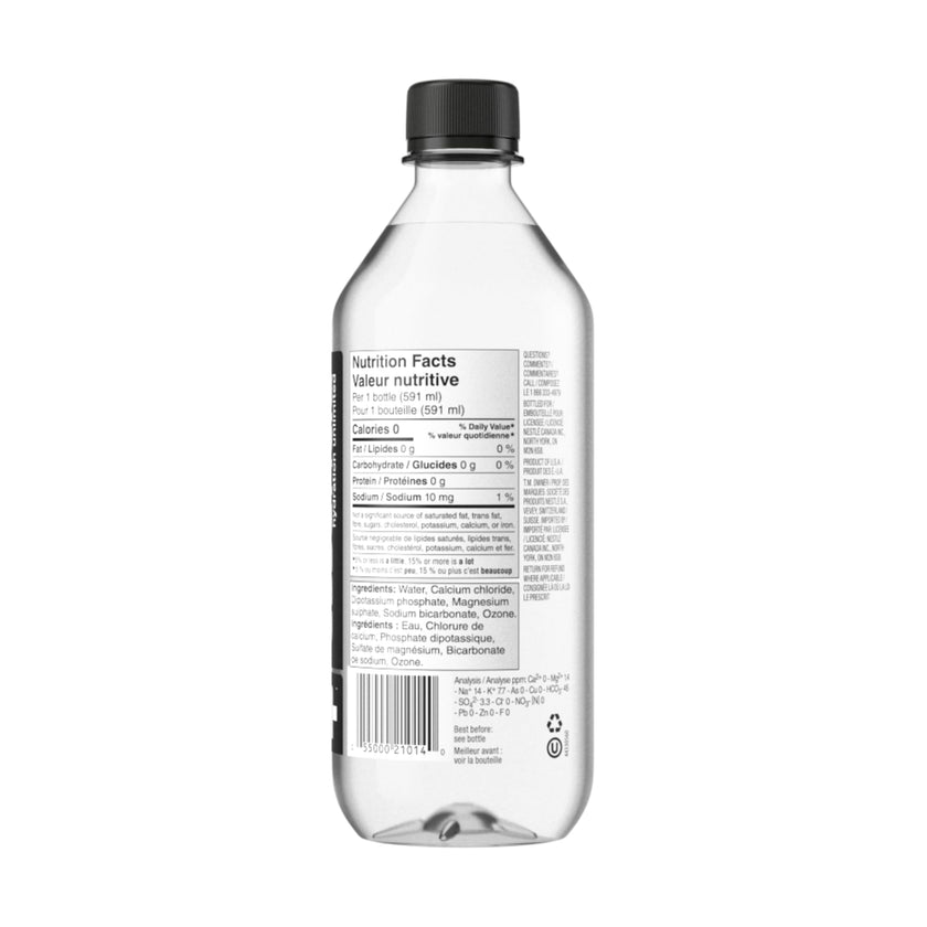 ESSENTIA Ionized Alkaline Water 9.5 pH, Purified Hydration, Infused With Electrolytes for a Clean, Smooth Taste, Reverse Osmosis Purified, Recyclable Bottle, 24 Bottles, 591ml 🍁 All In One Marketplace Canada