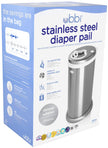 Ubbi Limited Edition, Money Saving, No Special Bag Required, Steel Odor Locking Diaper Pail, Chrome, 3.18 ounces 🍁 All In One Marketplace Canada