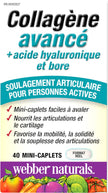 Webber Naturals Advanced Collagen + Hyaluronic Acid & Boron, Helps Reduce Osteoarthritic Joint Pain & Stiffness, 40 Mini Caplets 🍁 All In One Marketplace Canada