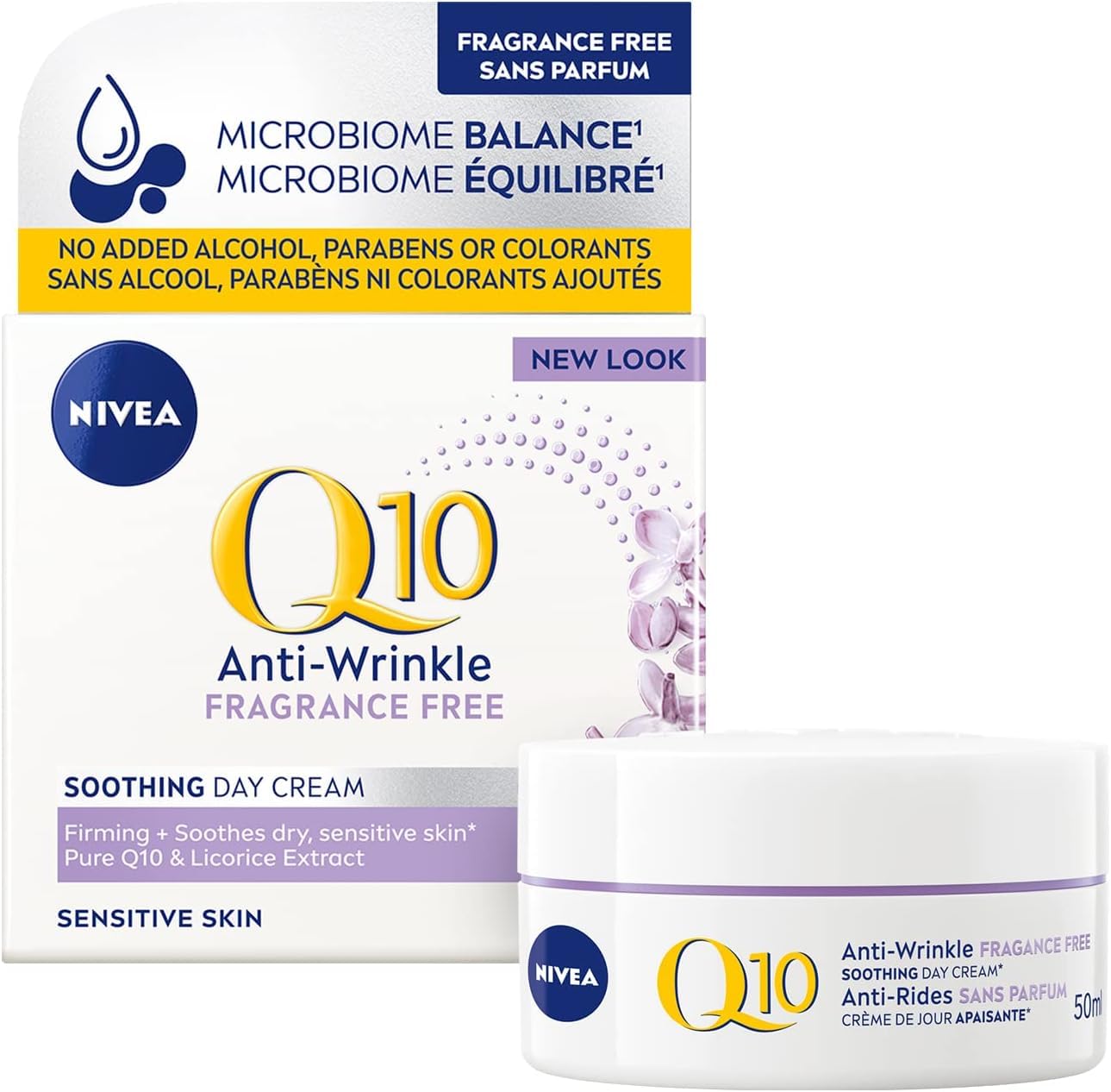 NIVEA Q10 Power Anti-wrinkle + Fragrance-free Moisturizer for Sensitive Skin, 50ml 🍁 All In One Marketplace Canada