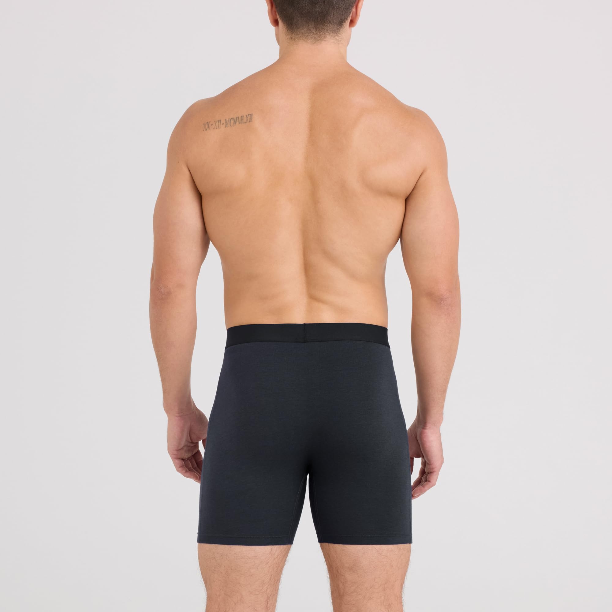 SAXX Underwear Co. Men's Core Cotton Boxer Brief Fly 3-Pack, Black/Shade/Dark Denim, X-Large 🍁 All In One Marketplace Canada
