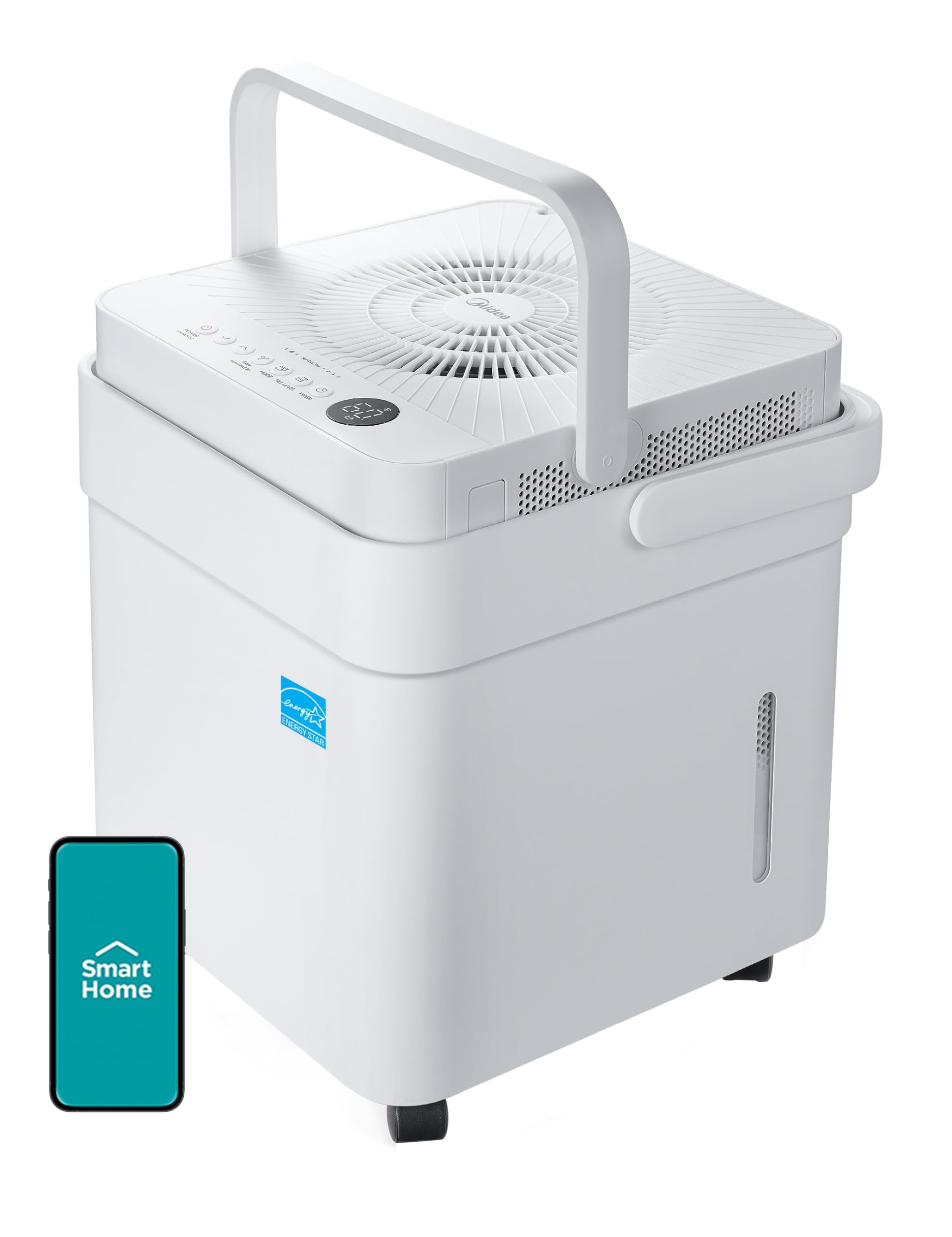 Midea Cube 20 Pint Dehumidifier for Basement and Rooms at Home for up to 1,500 Sq. Ft., Smart Control, Works with Alexa (White), Drain Hose Included, ENERGY STAR 2025 🍁 All In One Marketplace Canada