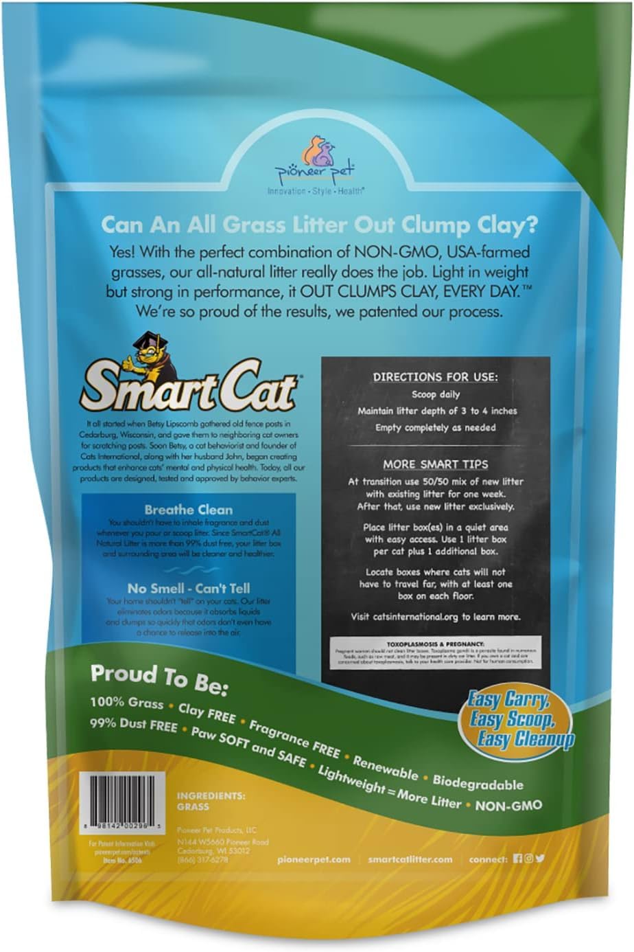 SmartCat 6505 All Natural Clumping Litter 10 Lbs 🍁 All In One Marketplace Canada