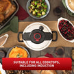 T-fal Clipso Stainless Steel Pressure Cooker, 6 Qt, Secure Locking System, One Hand System, Silver, Induction Compatible, Pressure Canner, Includes Recipe Book, Cookware 🍁 All In One Marketplace Canada