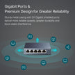 TP-Link TL-SG105 5 Port Gigabit Unmanaged Ethernet Network Switch, Ethernet Splitter, Plug and Play, Fanless Metal Design, Shielded Ports, Traffic Optimization, Limited Lifetime Protection,Black 🍁 All In One Marketplace Canada