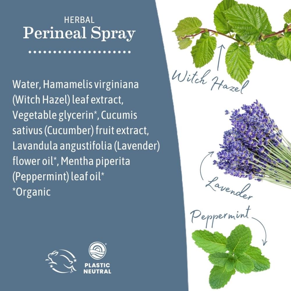 Earth Mama Herbal Perineal Spray for Pregnancy and Postpartum, 120ml 🍁 All In One Marketplace Canada