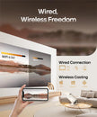 HY300PRO Mini Projector with WiFi and Bluetooth, 4K Support 200ANSI Smart Portable Projector, Auto Keystone, 180° Rotation, Home Video Projecteur for Home Bedroom Outdoor Android 14 🍁 All In One Marketplace Canada