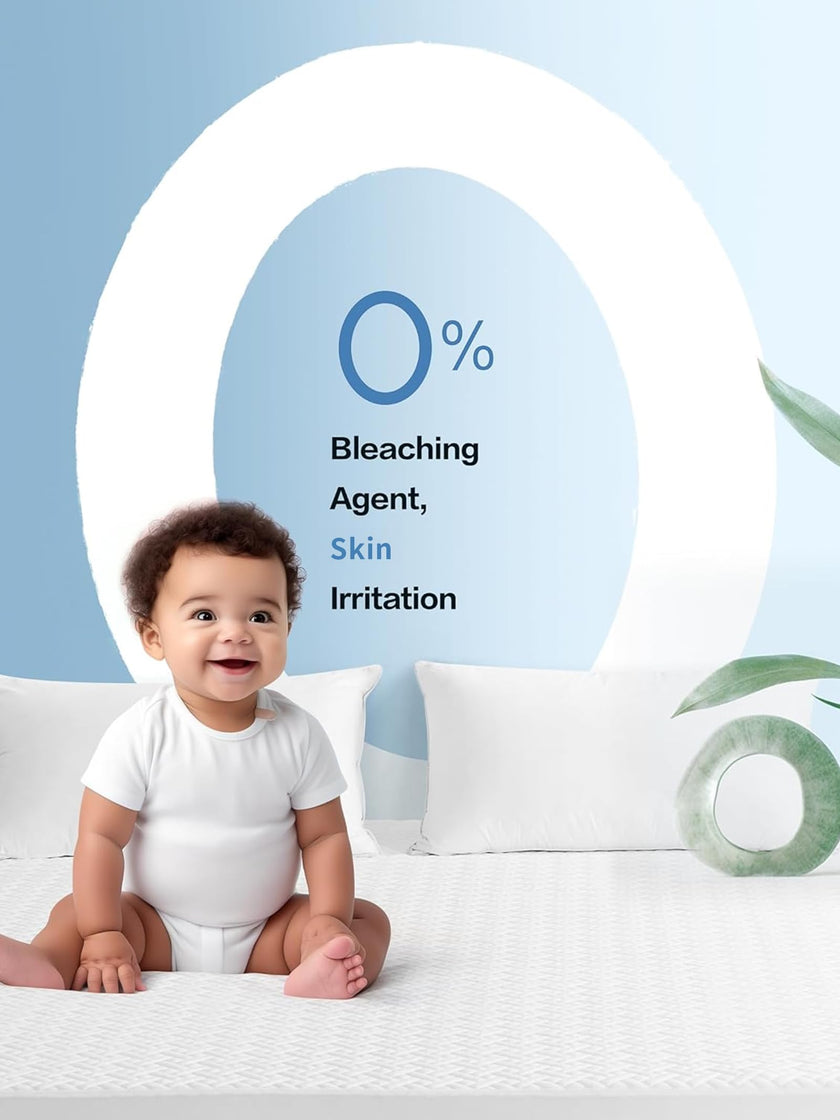 100% Waterproof Mattress Protector Twin Size, Premium Viscose from Bamboo Mattress Pad Ultra Soft Breathable, Noiseless Mattress Cover Fitted 8
