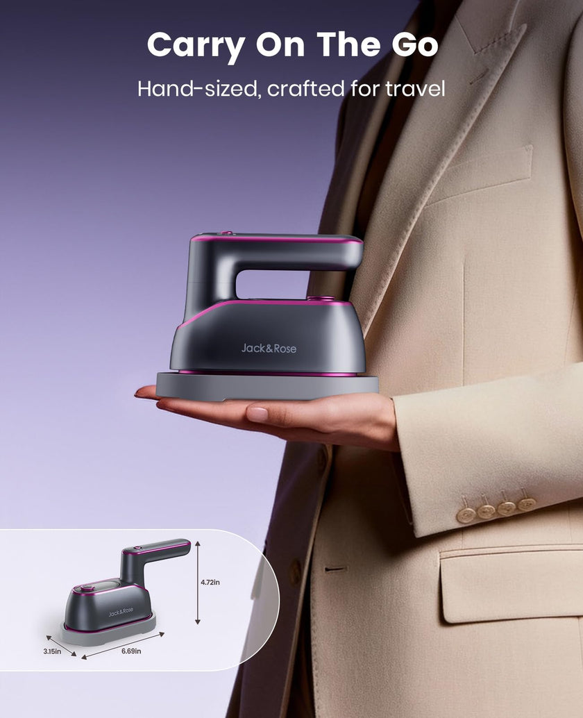 Jack＆Rose Steamer Clothes,8s Heat-up Travel Steam Iron,Portable Steamer 🍁 All In One Marketplace Canada