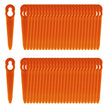 FourShow 100Pcs Plastic Replacement Blades Compatible with STIHL Polycut 2-2 Polycut 3-2 Grass Trimmer FSA 45 FSA 57 FSE 52,Sun Joe 24V-GT10, Redback Swift 40V 🍁 All In One Marketplace Canada