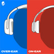 Skullcandy Crusher Evo Wireless Bluetooth Headphones with Multi-Sensory Bass, Noise Isolating Over-Ear Fit, Up to 40 Hours Battery, Microphone for iPhone Android - True Black 🍁 All In One Marketplace Canada