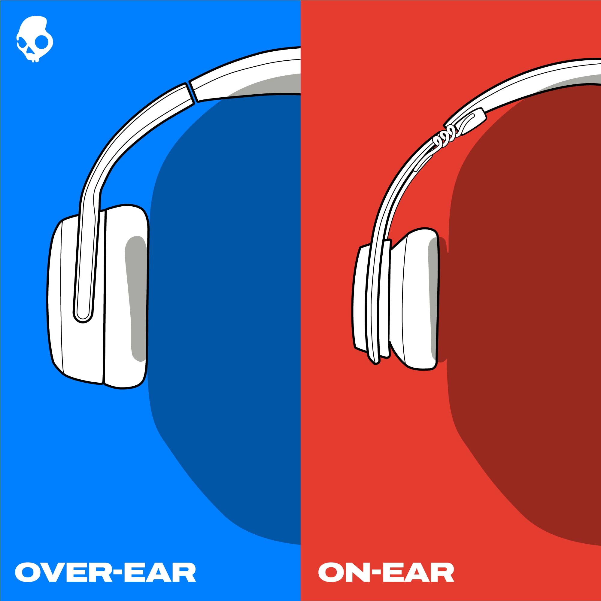 Skullcandy Crusher Evo Wireless Bluetooth Headphones with Multi-Sensory Bass, Noise Isolating Over-Ear Fit, Up to 40 Hours Battery, Microphone for iPhone Android - True Black 🍁 All In One Marketplace Canada