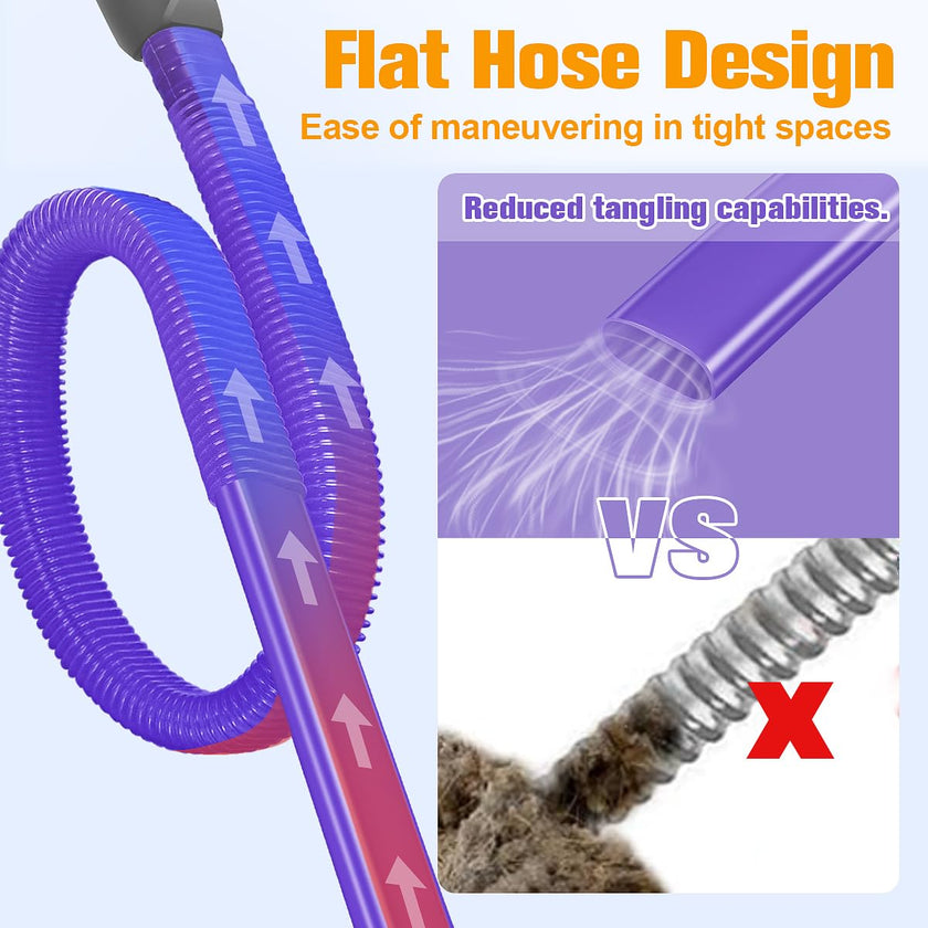 FUNTECK Dryer Lint Vacuum Attachment Compatible with Dyson V15 V12 V11 V10 V8 V7 V6 Vacuum Cleaners, Flexible Vent Lint Cleaner Kit, 34 inches 🍁 All In One Marketplace Canada