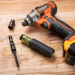 Klein Tools 32910 Impact Driver, 7-in-1 SAE Impact Socket Set with Handle, Flip Socket with 1/4, 5/16, 3/8, 7/16, 1/2 and 9/16-Inch Nut Driver Sizes and 1/4-Inch Bit Holder 🍁 All In One Marketplace Canada
