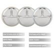 PandaEar 3 Pack Stainless Steel Baby Plates with Suction, Divided Toddler Plate for Baby Led Weaning Supplies, Non-Slip Suction Plates Baby Feeding Set, Dishwasher Safe (Blue/Green/Brown) 🍁 All In One Marketplace Canada