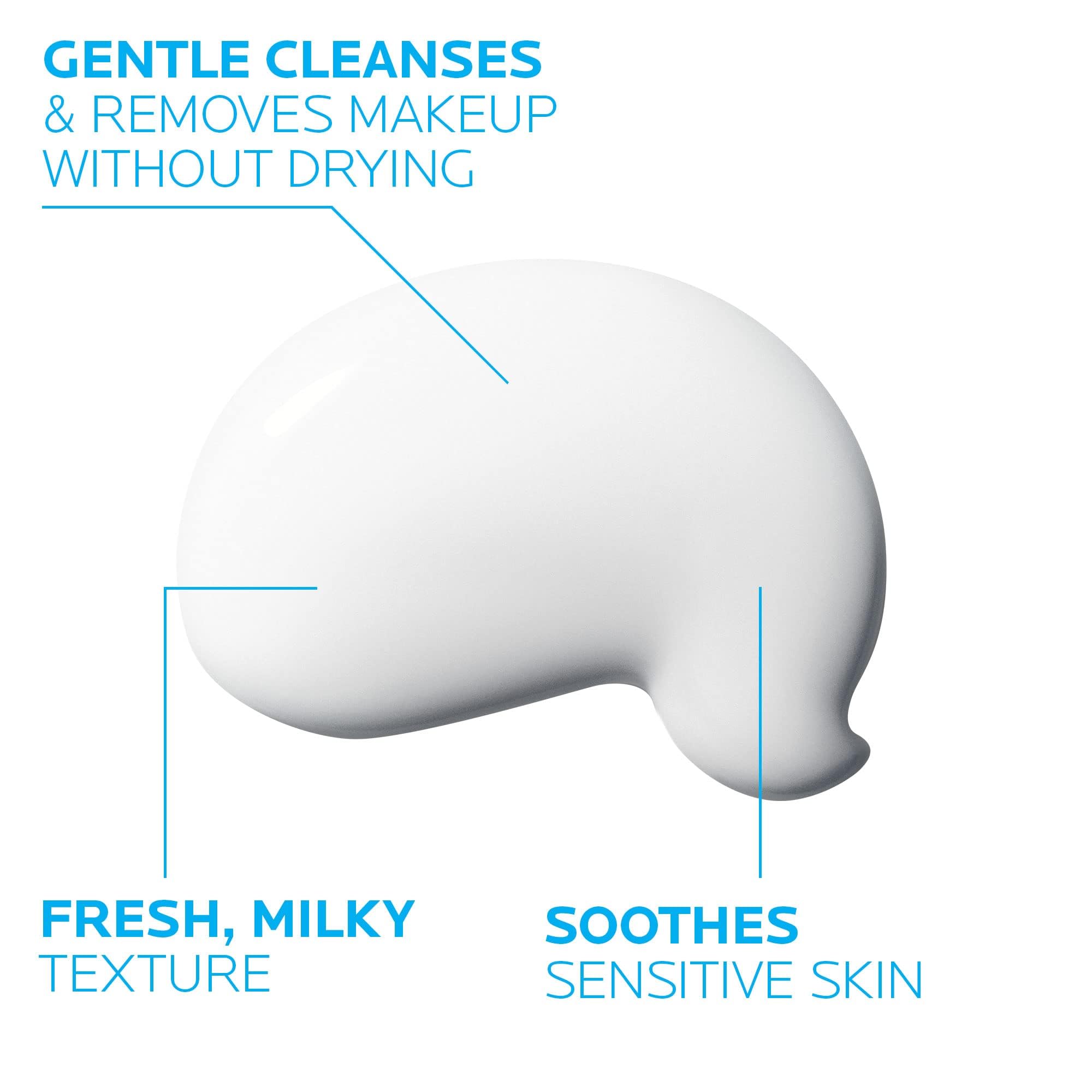 La Roche Posay Face Wash for Sensitive Skin, Toleriane Dermo-Cleanser with Glycerin to Calm Skin, Gently Cleanses & Removes Makeup, Fragrance-Free & Dermatologist Recommended, 200mL 🍁 All In One Marketplace Canada