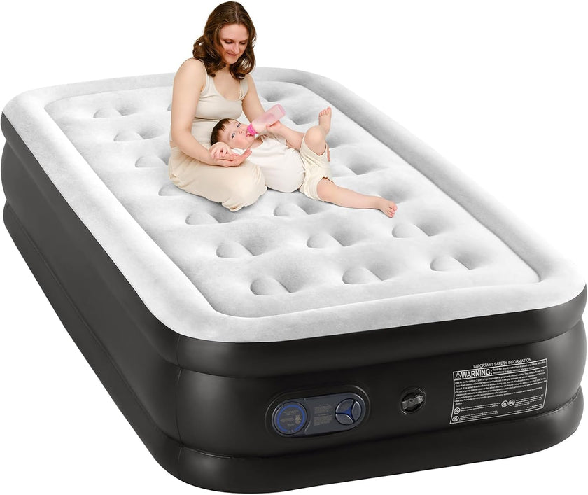 Sweetcrispy Twin Air Mattress, 18
