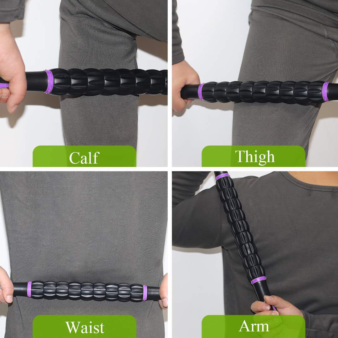 Muscle Roller, Massage Roller Stick for Athletes, Help Reducing Muscle Soreness Cramping Tightness Leg Arms Back Calves Muscle Massager(Purple) 🍁 All In One Marketplace Canada