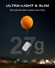 WOCBUY Bike Lights, Ultra-Slim & Lightweight Rechargeable Bicycle Lights Set, [5+6 Modes] Dual USB-C Bike Lights Front and Back, IP65 Waterproof Bicycle Lights for Night Riding Road Mountain Cycling 🍁 All In One Marketplace Canada