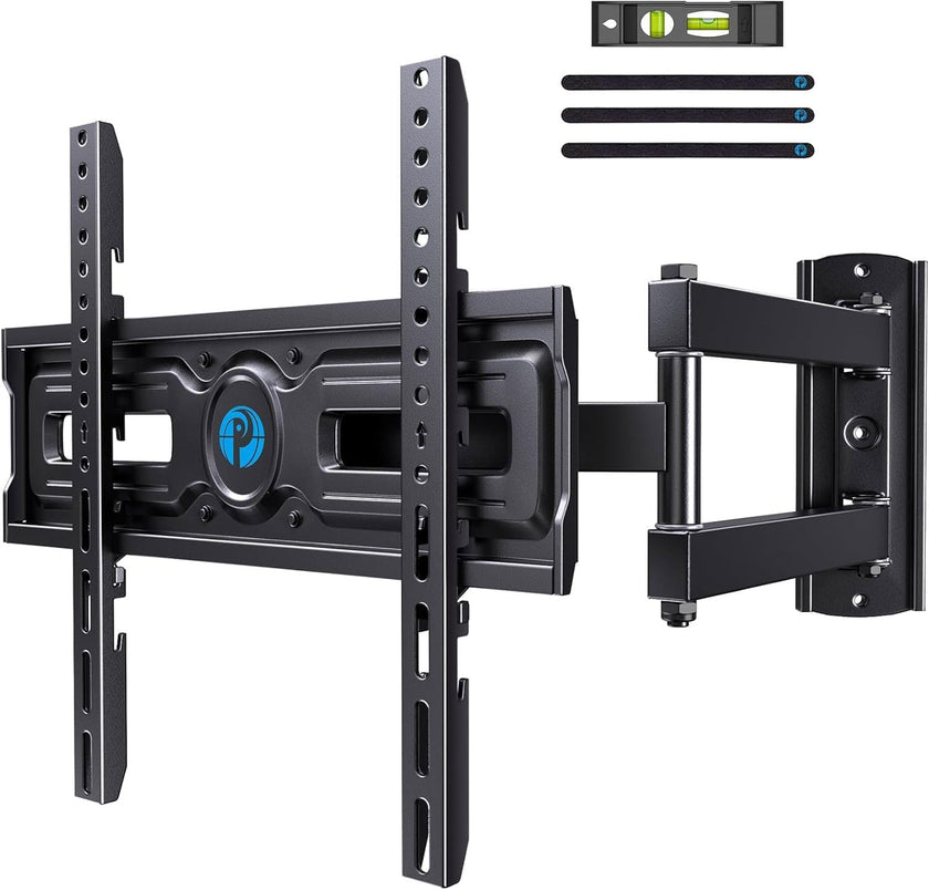 Pipishell Full Motion TV Wall Mount for 26-65 Inch TVs up to 77 lbs, Height Adjustable Corner Wall Mount Bracket with Articulating Arm, Swivel Extension Tilt, Max VESA 400x400mm, PIMF9 🍁 All In One Marketplace Canada