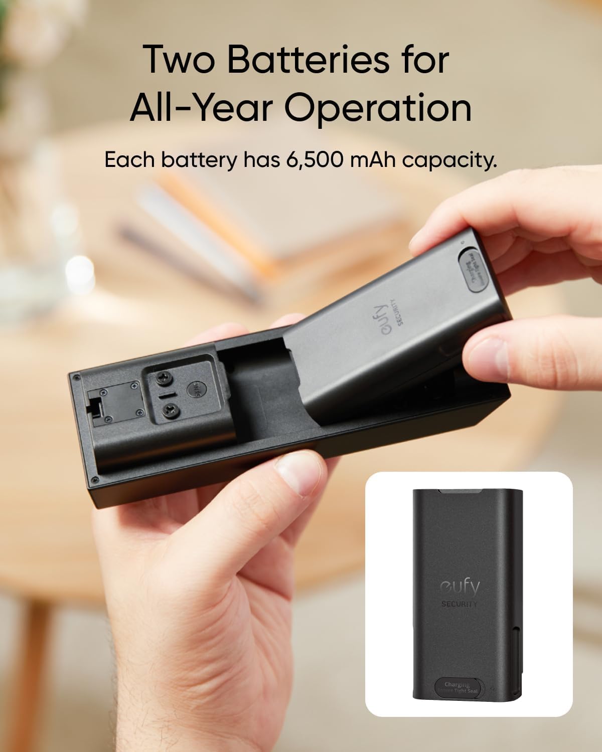 eufy Security Video Doorbell E340, Extra Rechargeable Battery Pack with USB-C, 2K Full HD, Dual Cameras, Long-Lasting Backup Power, Color Night Vision, Quick-Release Battery Pack, No Monthly Fee 🍁 All In One Marketplace Canada