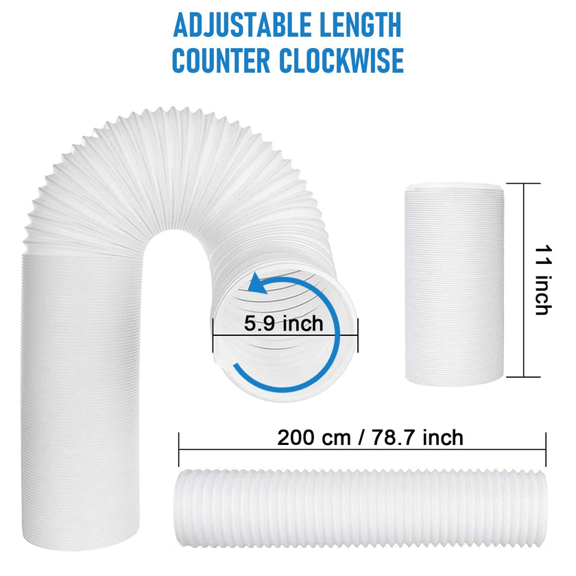 Portable Air Conditioner Window Kit with 5.9