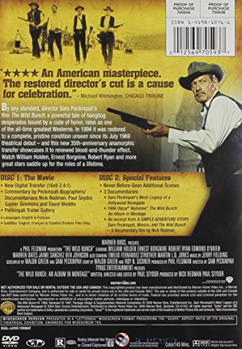 The Wild Bunch (Two-Disc Special Edition, Original Director's Cut) - DVD (Used)