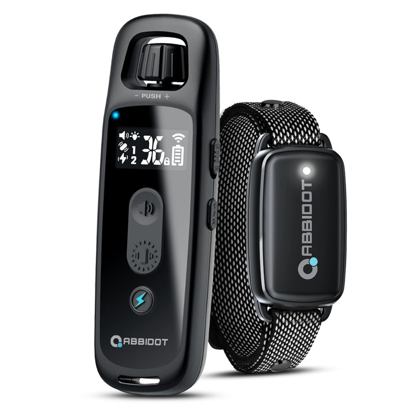 ABBIDOT 3300 Ft Dog Training Collar with Remote - [New Version] Shock Collar, 5 Training Modes, 88 Levels e Collar, Waterproof Training Collar for Small Medium Large Dogs(15~120 lbs) 🍁 All In One Marketplace Canada