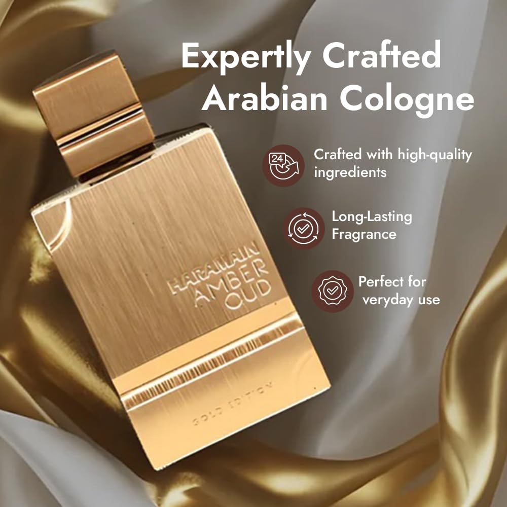 Al Haramain Amber Oud Gold Edition for Unisex Eau de Parfum Spray, 2.0 Ounce 🍁 All In One Marketplace Canada