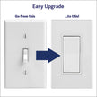 Leviton 10-Pack Lever Edge 15 Amp Single Pole Decora Switch, E5601-0MW, White 🍁 All In One Marketplace Canada