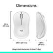 Logitech MK270 Wireless Keyboard and Mouse Combo for Windows, 2.4 GHz Wireless, Compact Mouse, 8 Multimedia and Shortcut Keys, 2-Year Battery Life, for PC, Laptop - Off White 🍁 All In One Marketplace Canada