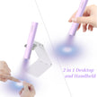 UV Light for Gel Nails, Denabuty Mini U V LED Nail Lamp Handheld with Stand, Portable Nail Dryer Rechargeable USB Cordless, Nail Light with 2 Timers for Fast Drying, Violet 🍁 All In One Marketplace Canada