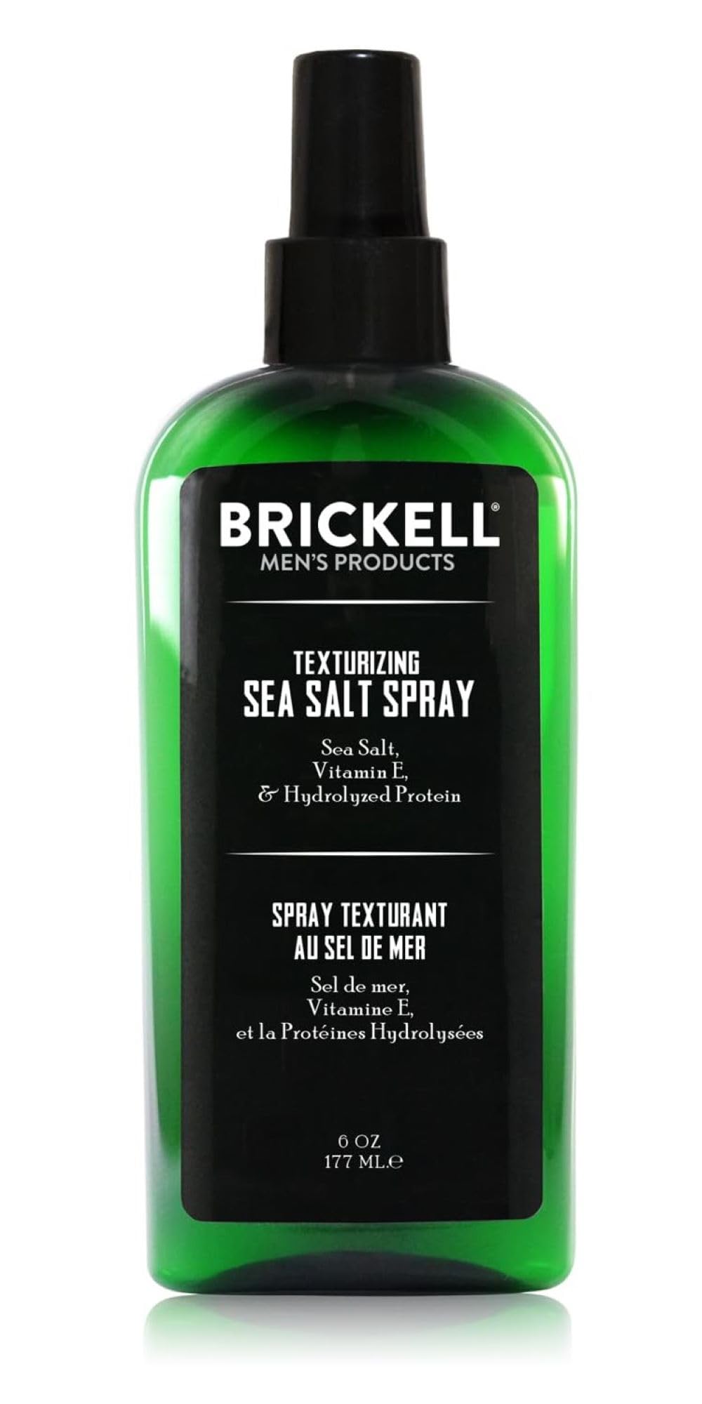 Brickell Men's Texturizing Sea Salt Spray for Men, Natural & Organic, Alcohol-Free, For a Beach or Surfer Hair Style, 177 mL 🍁 All In One Marketplace Canada