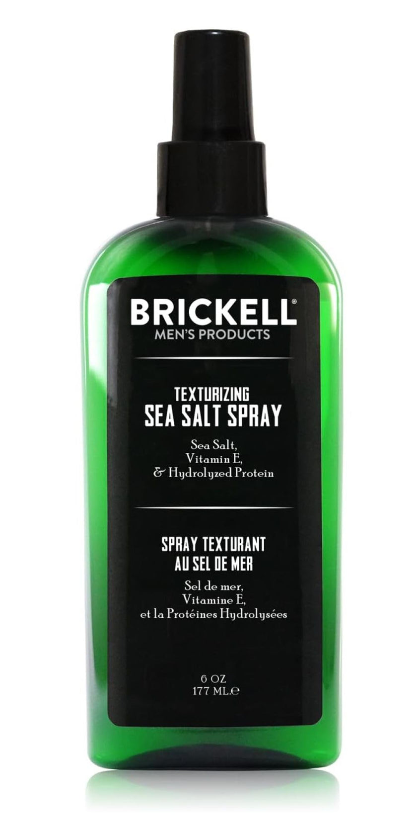 Brickell Men's Texturizing Sea Salt Spray for Men, Natural & Organic, Alcohol-Free, For a Beach or Surfer Hair Style, 177 mL 🍁 All In One Marketplace Canada