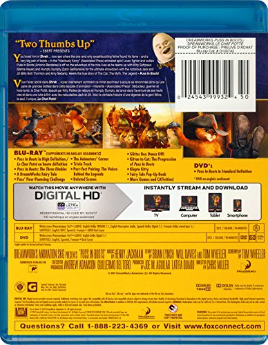 Puss In Boots - Blu-Ray/DVD