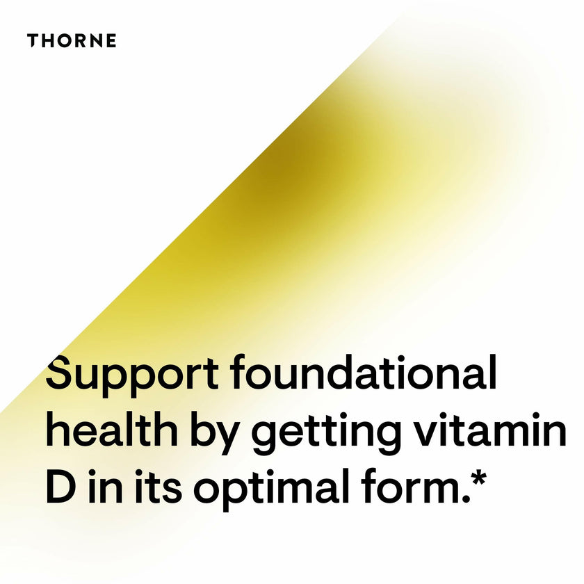 Thorne Vitamin D-1000 - Vitamin D3 Supplement (1,000 IU) for Healthy Bones and Muscles - 90 Capsules 🍁 All In One Marketplace Canada