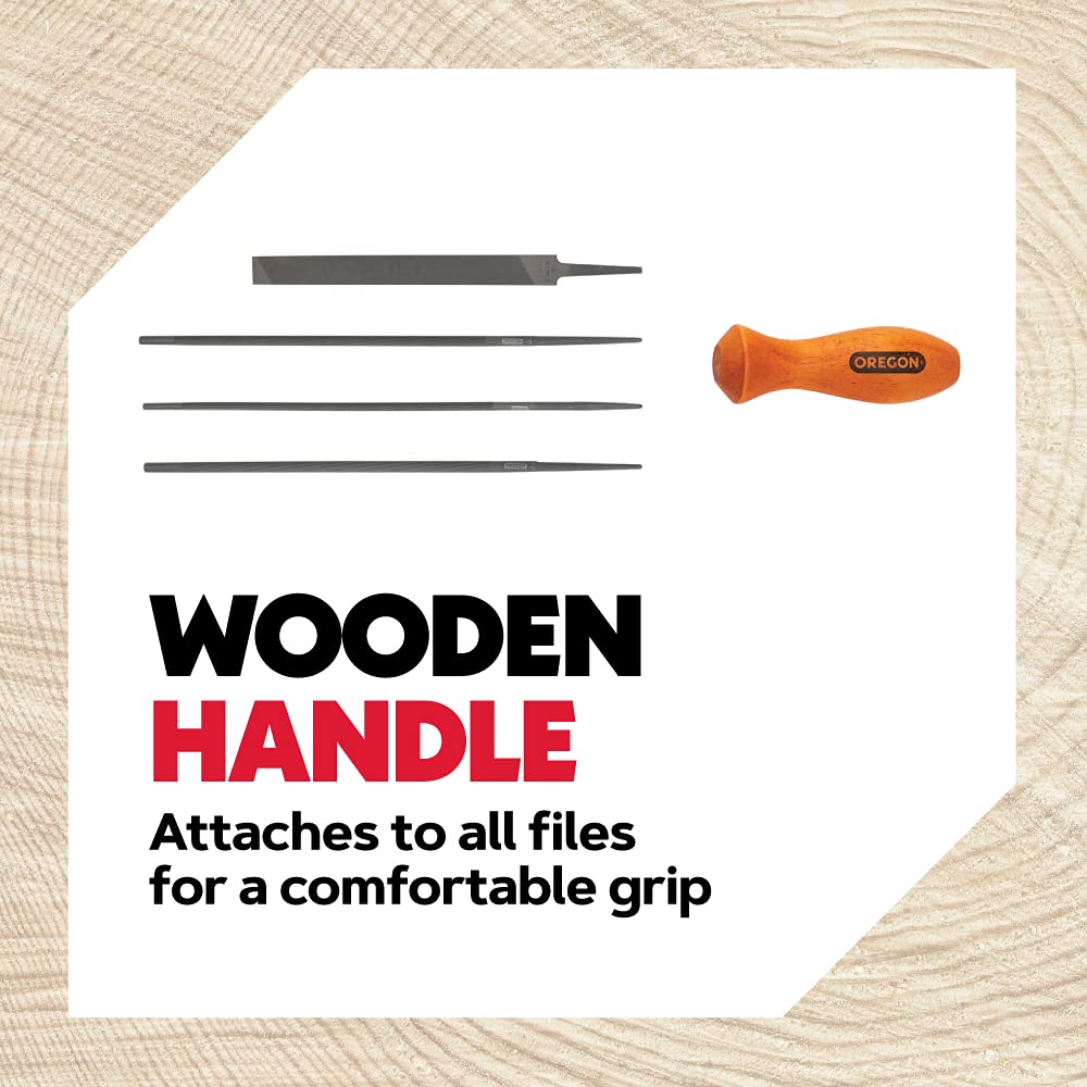 Oregon Universal Chainsaw Field Sharpening Kit - Includes 5/32-inch, 3/16-inch, and 7/32-inch Round Files, Flat File, Handle, Filing Guide, and Pouch 🍁 All In One Marketplace Canada