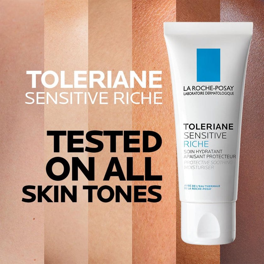 La Roche-Posay Face Moisturizer for Dry, Sensitive Skin, Toleriane Sensitive Rich Face Cream with Niacinamide & Ceramides, Alcohol Free, Fragrance Free & Recommended by Dermatologists, 40mL 🍁 All In One Marketplace Canada