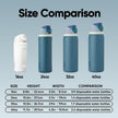 Owala FreeSip Insulated Stainless Steel Water Bottle with Straw, BPA-Free Sports Water Bottle, Great for Travel, 32 Oz, Denim 🍁 All In One Marketplace Canada