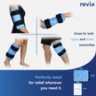 REVIX Knee Ice Pack Wrap for Injuries Reusable, Gel Ice Pack Wrap with Cold Compress Therapy for Knee Pain Relief, Knee Replacement Surgery, Swelling, Bruises and Arthritis 🍁 All In One Marketplace Canada