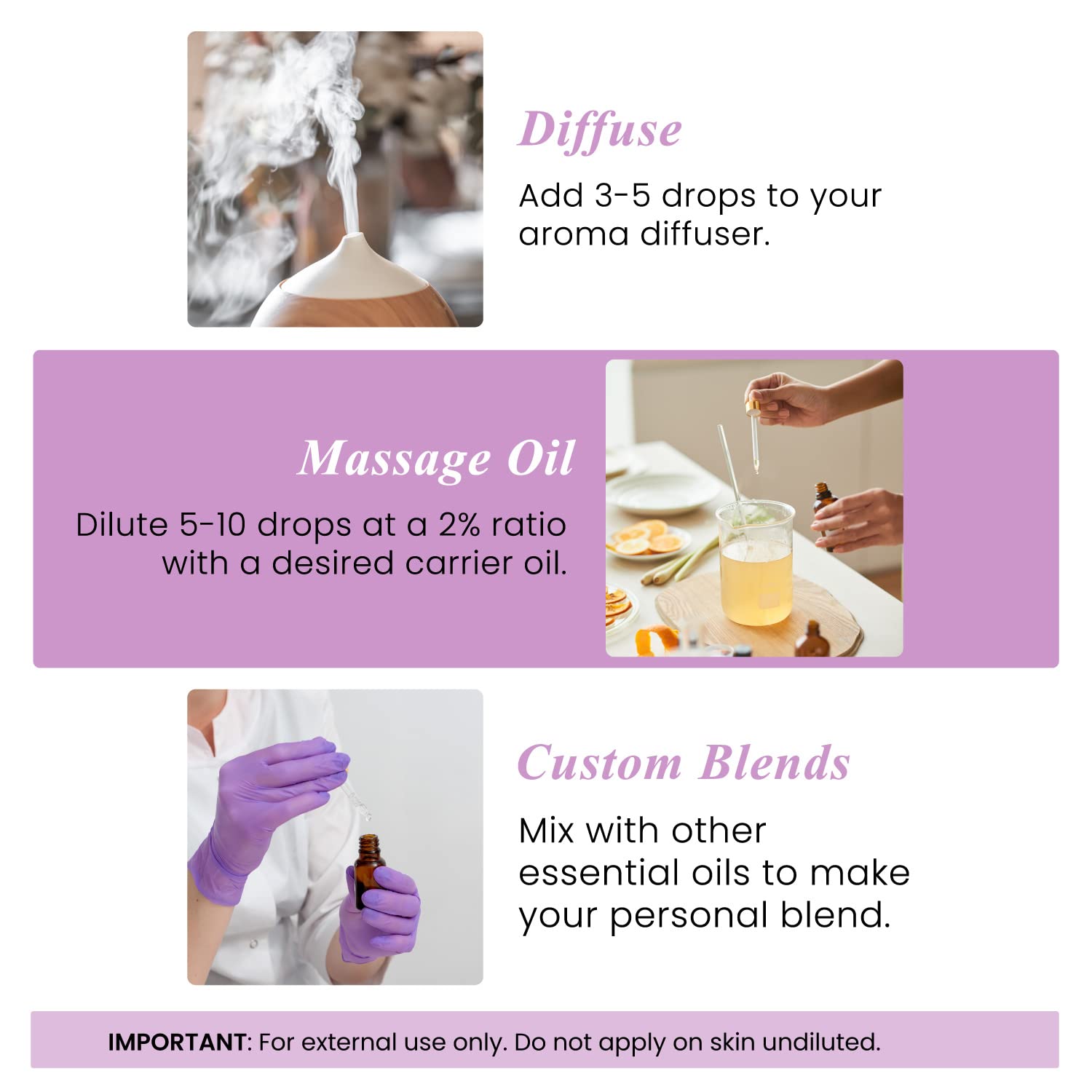 Handcraft Lavender Essential Oil - 100% Pure and Natural - Premium Therapeutic Grade with Premium Glass Dropper - Huge 4 fl. Oz 🍁 All In One Marketplace Canada