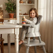 INFANS 8 in 1 Baby High Chair, Convertible Highchair for Babies and Toddlers, Infant Dining Booster Seat, Building Block Table, Kids Stool Table Chair Set with Removable Tray (Grey) 🍁 All In One Marketplace Canada