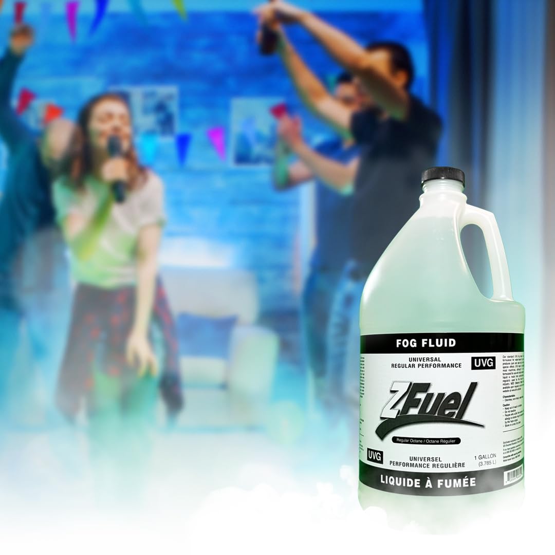 Z Fuel Universal UVG Fog Fluid Juice - 3.78 Litres - Professional Grade For Fog Machine - Perfect For Halloween, Weddings, Party or DJ Effects - High Output & Long Lasting 🍁 All In One Marketplace Canada