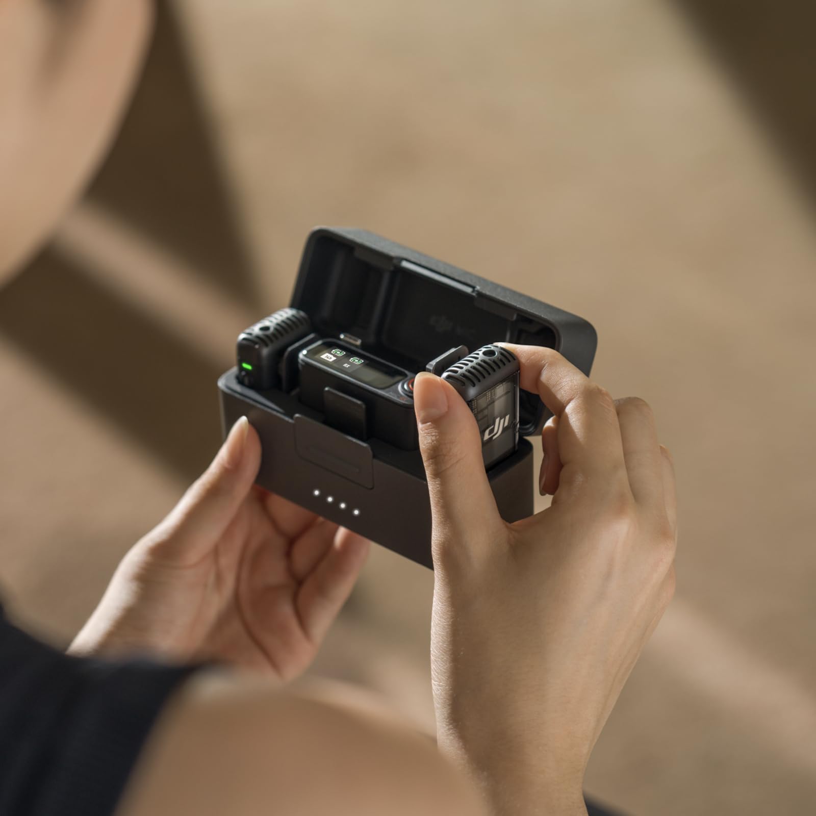DJI Mic 2 (2 TX + 1 RX + Charging Case), Wireless Lavalier Microphone, Intelligent Noise Cancelling, 32-bit Float Internal Recording, 820 ft.(250m) Range, Microphone for iPhone, Android, Camera 🍁 All In One Marketplace Canada